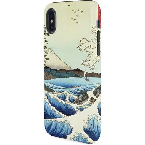 Hiroshige View from Satta Suruga Province iPhone XS Pro Case