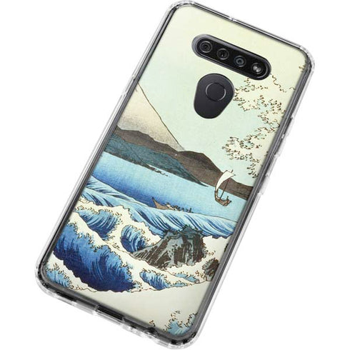 View from Satta Suruga Province by Hiroshige LG K51/Q51 Clear Case
