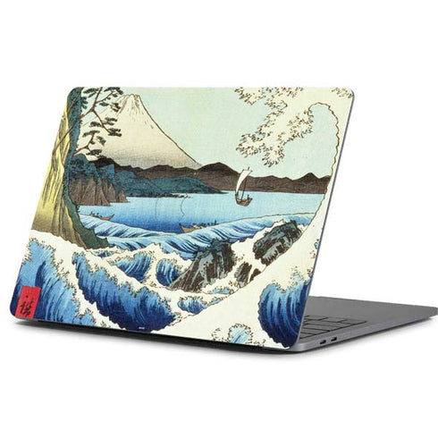 Hiroshige View from Satta Suruga Province Apple MacBook Pro 13-inch Skin