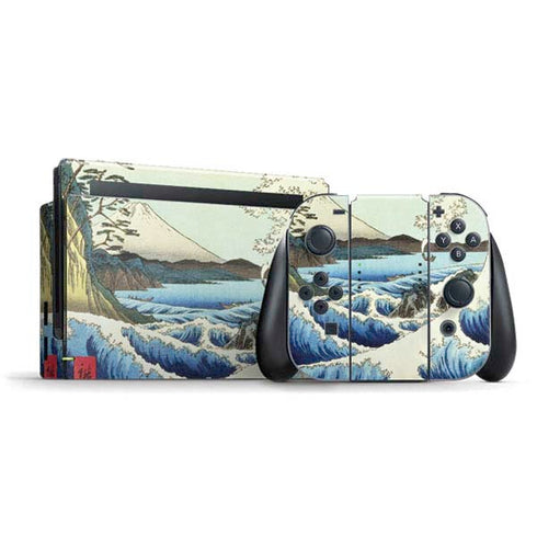 Hiroshige View from Satta Suruga Province Nintendo Switch Bundle Skin