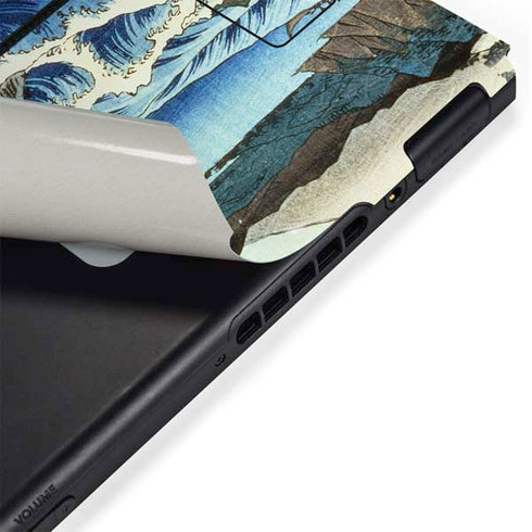 Hiroshige View from Satta Suruga Province Nintendo Switch Bundle Skin