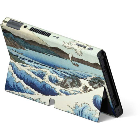 Hiroshige View from Satta Suruga Province Nintendo Switch OLED (2021) Skin