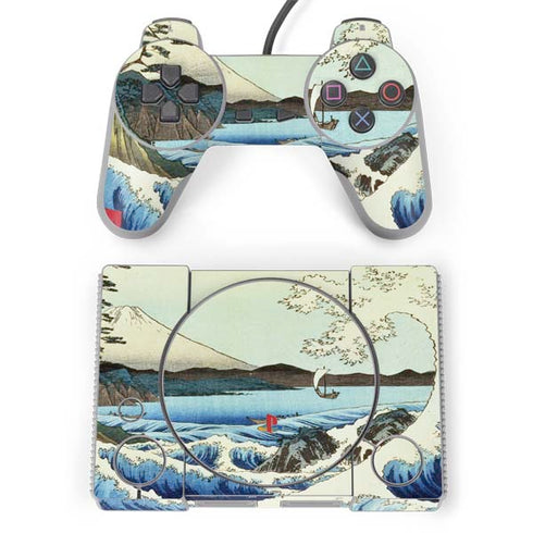 Hiroshige View from Satta Suruga Province PlayStation Classic Bundle Skin