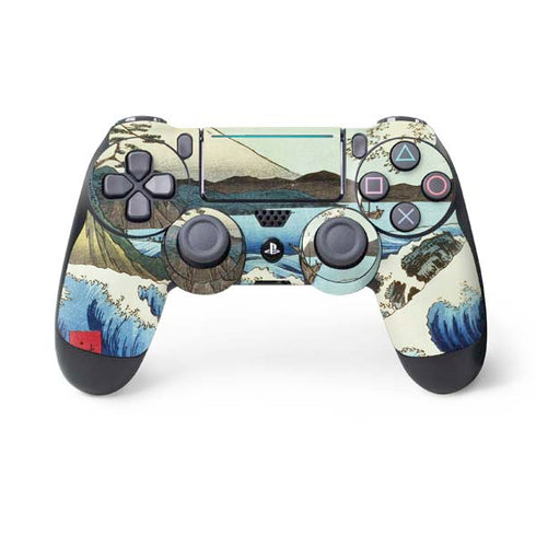 Hiroshige View from Satta Suruga Province PS4 Pro/Slim Controller Skin