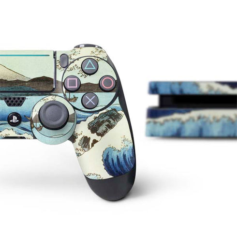 Hiroshige View from Satta Suruga Province PS4 Slim Bundle Skin