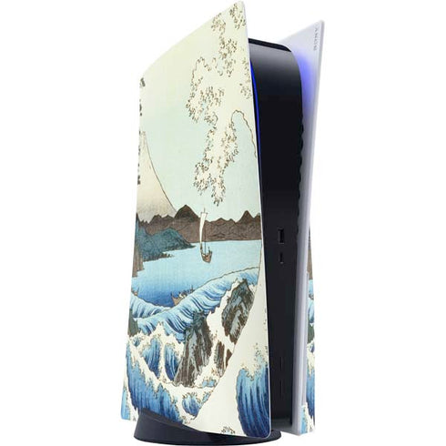 Hiroshige View from Satta Suruga Province PS5 Console Skin