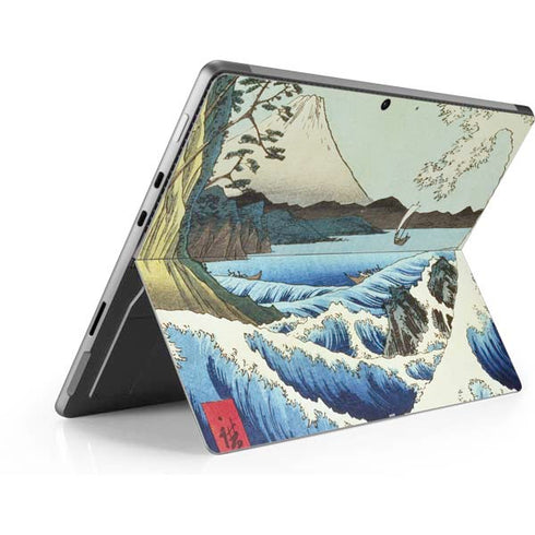 Hiroshige View from Satta Suruga Province Surface Pro 8 Skin
