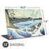 Hiroshige View from Satta Suruga Province Universal Laptop 13in (10.6 x 7.6in) Skin