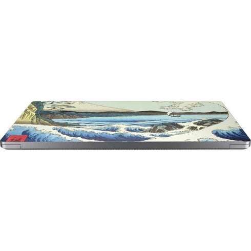 Hiroshige View from Satta Suruga Province Universal Laptop 13in (10.6 x 7.6in) Skin