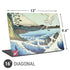 Hiroshige View from Satta Suruga Province Universal Laptop 16in (13 x 9.4in) Skin
