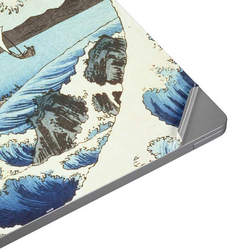 Hiroshige View from Satta Suruga Province Universal Laptop 16in (13 x 9.4in) Skin