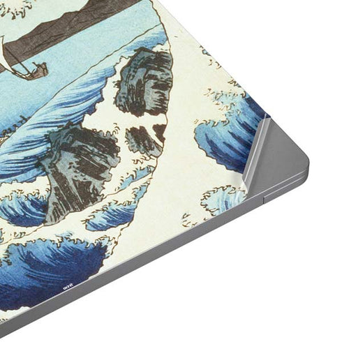 Hiroshige View from Satta Suruga Province Universal Laptop 18in (14.6 x 10.6in) Skin