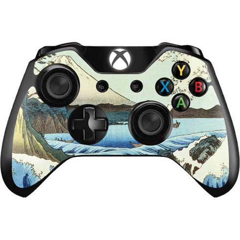 Hiroshige View from Satta Suruga Province Xbox One Controller Skin