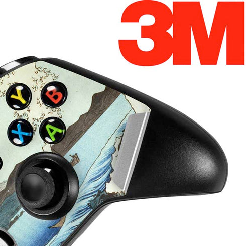 Hiroshige View from Satta Suruga Province Xbox One S Controller Skin