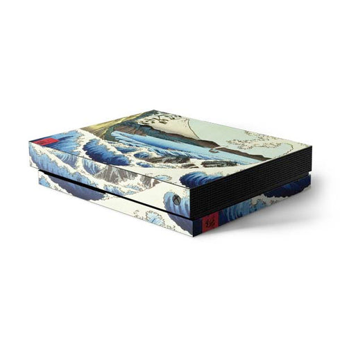 Hiroshige View from Satta Suruga Province Xbox One X Console Skin