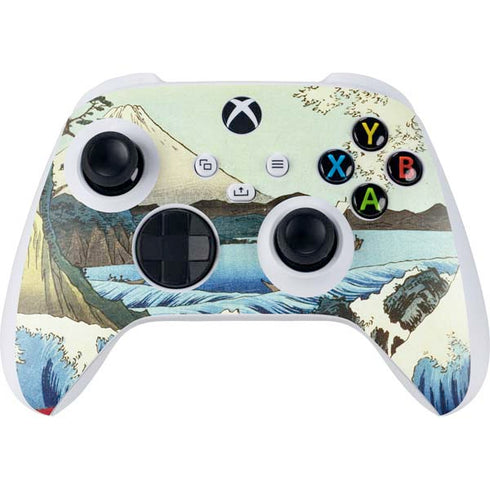 Hiroshige View from Satta Suruga Province Xbox Series S Controller Skin