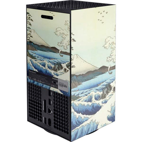 Hiroshige View from Satta Suruga Province Xbox Series X Console Skin