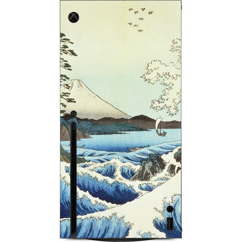 Hiroshige View from Satta Suruga Province Xbox Series X Console Skin