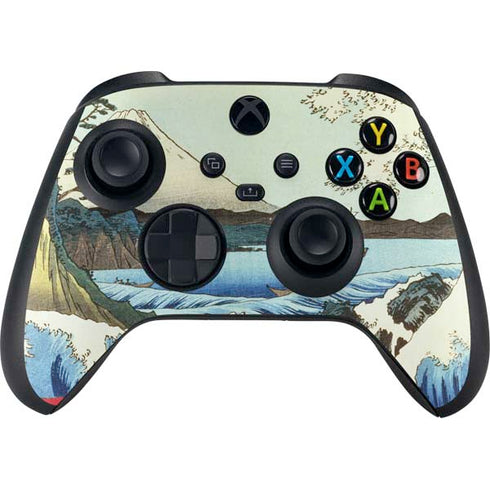 Hiroshige View from Satta Suruga Province Xbox Series X Controller Skin