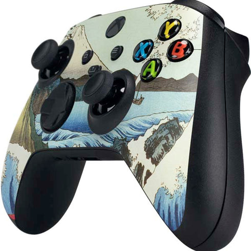 Hiroshige View from Satta Suruga Province Xbox Series X Controller Skin