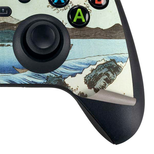 Hiroshige View from Satta Suruga Province Xbox Series X Controller Skin