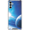 View of a Planet as it Looms in Close Orbit and with Rings Galaxy A13 5G Clear Case