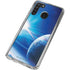 View of a Planet as it Looms in Close Orbit and with Rings Galaxy A21 Clear Case