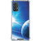 View of a Planet as it Looms in Close Orbit and with Rings Galaxy A32 5G Clear Case