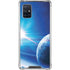 View of a Planet as it Looms in Close Orbit and with Rings Galaxy A71 5G Clear Case