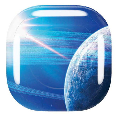 View of a Planet as it Looms in Close Orbit and with Rings Galaxy Buds Pro Skin