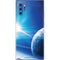 View of a Planet as it Looms in Close Orbit and with Rings Galaxy Note 10 Plus Skin