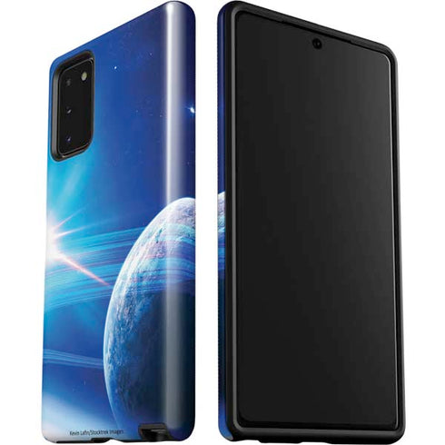 View of a Planet as it Looms in Close Orbit and with Rings Galaxy Note20 5G Pro Case