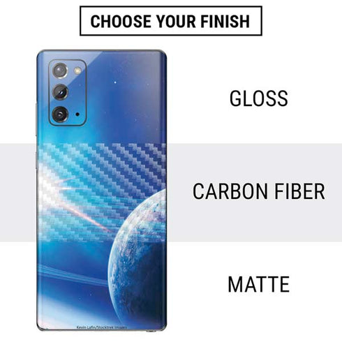 View of a Planet as it Looms in Close Orbit and with Rings Galaxy Note20 5G Skin