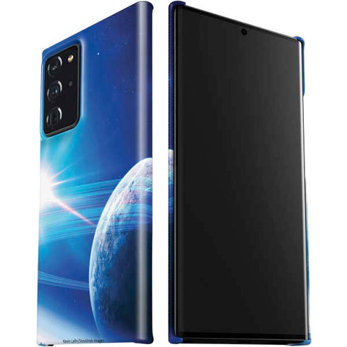 View of a Planet as it Looms in Close Orbit and with Rings Galaxy Note20 Ultra 5G Lite Case