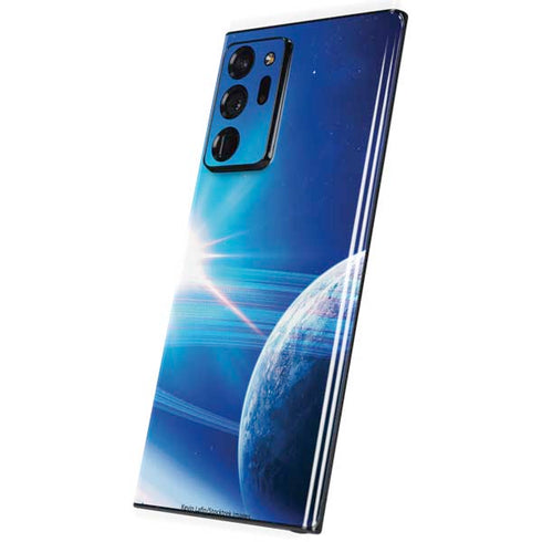 View of a Planet as it Looms in Close Orbit and with Rings Galaxy Note20 Ultra 5G Skin