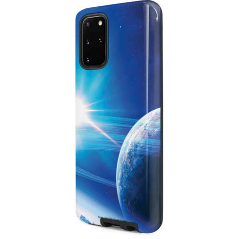 View of a Planet as it Looms in Close Orbit and with Rings Galaxy S20 Plus Pro Case