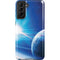 View of a Planet as it Looms in Close Orbit and with Rings Galaxy S21 Plus 5G Pro Case