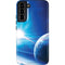 View of a Planet as it Looms in Close Orbit and with Rings Galaxy S22 Plus Pro Case