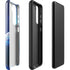 View of a Planet as it Looms in Close Orbit and with Rings Galaxy S22 Plus Pro Case