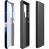 View of a Planet as it Looms in Close Orbit and with Rings Galaxy S22 Ultra Pro Case