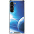 View of a Planet as it Looms in Close Orbit and with Rings Galaxy S23 Clear Case