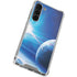 View of a Planet as it Looms in Close Orbit and with Rings Galaxy S23 Plus Clear Case