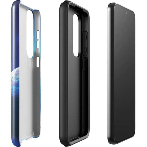 View of a Planet as it Looms in Close Orbit and with Rings Galaxy S23 Plus Pro Case
