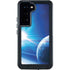 View of a Planet as it Looms in Close Orbit and with Rings Galaxy S23 Waterproof Case