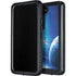 View of a Planet as it Looms in Close Orbit and with Rings Galaxy S23 Waterproof Case