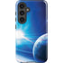 View of a Planet as it Looms in Close Orbit and with Rings Galaxy S24 Plus Impact Case