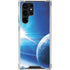 View of a Planet as it Looms in Close Orbit and with Rings Galaxy S24 Ultra Clear Case