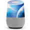 View of a Planet as it Looms in Close Orbit and with Rings Google Home Skin