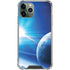 View of a Planet as it Looms in Close Orbit and with Rings iPhone 11 Pro Max Clear Case