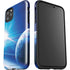 View of a Planet as it Looms in Close Orbit and with Rings iPhone 11 Pro Max Impact Case